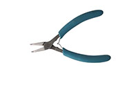 Small Curved Snipe Nose Plier with Smooth Jaw