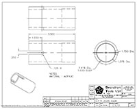 Drawing for  Size 10 Cutting Guard