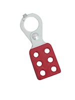 1 Inch (in) Diameter Steel Lockout Hasp with One Interlocking Tab