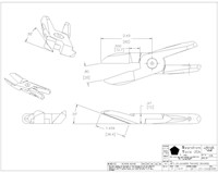 Size 20, 40 Degree Deep Angle Nipper Blade with Rounded Back