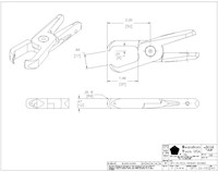 90 Degree Angle End Nipper Blade with 3/16 Inch (in) Radius Cutter