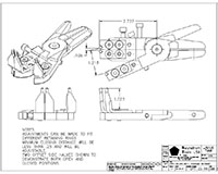 Drawing for  Snap Ring Pliers