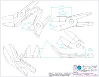 Size 20, Reverse 45 Degree Angle Nipper Blade - 2