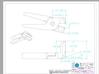 Size 30, 90 Degree Perpendicular Offset Nipper Blade - GPT-30-DA90-1