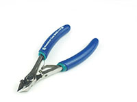 Small Carbide Tapered Full Flush Cutter with Ultra Sharp Round Tips and Safety Stop