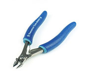 Small Carbide Slim Dual Tapered-Relieved Flush Cutter with Ergo Handle