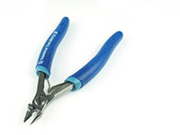 Small Carbide Dual Tapered Ultra Sharp Tip Full Flush Cutter with Ergo Handle