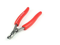 Small Carbide 60 Degree Angled End Flush Cutter with Coil Spring and Ergo Handle