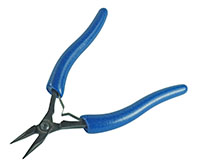 Small Micro Long Nose Plier with Smooth Jaw with Ergo Handle