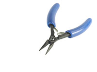 Small Micro Long Nose Plier with Serrated Jaw
