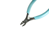 Small Micro Oval-Relieved Flush Cutter with Ergo Handle