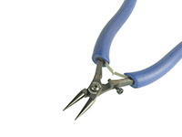 Small Round Nose Plier with Smooth Jaw with Ergo Handle