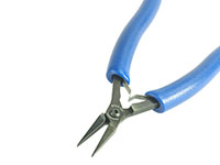 Small Flat Nose Plier with Smooth Jaw with Ergo Handle