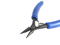 Small Long Nose Plier with Serrated Jaw