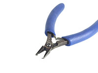 Small Long Nose 45 Degree Angled End Flush Cutter with Ergo Handle