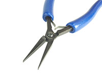 Midsize Flat Nose Plier with Smooth Jaw with Ergo Handle