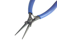 Midsize Needle Nose Plier with Serrated Jaw with Ergo Handle