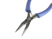 Midsize Combo Long Nose Serrated Jaw Plier and Shear Cutter