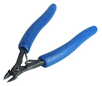 Small Oval-Relieved Skinny Mini Super Flush Tip Cutter with Ergo Handle