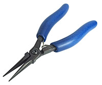 Large Heavy Duty Needle Nose Plier with Smooth Jaw and Ergo Handle