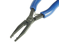 Large Long Nose Plier with Ergo Handle, Grooved for Connectors