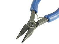 Large High Leverage Long Nose Plier with Serrated Jaw and Ergo Handle