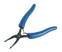 Midsize Long Nose Plier with Ergo Handle, Grooved for Connectors