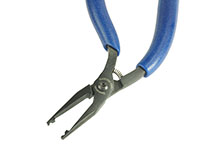 Midsize Long Nose Plier with Pistol Grip Ergo Handle Grooved for Connectors