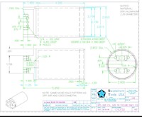 Drawing for Size 50 Robotic Nipper Cylinder with Flat Sides