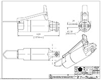 Drawing for  Size 5 Manual Nipper Cylinder