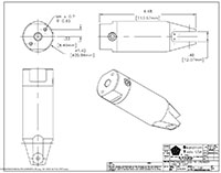 Drawing for  Size 10 Robotic Nipper Cylinder