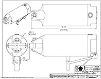Drawing for  Size 2520 Manual Nipper Cylinder