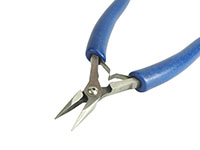Small Long Nose Plier with Serrated Jaw and Ergo Handle